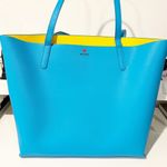Marc Tetro Dog Group Blue Tote Bag Yellow Lining All My Dogs Photo 4
