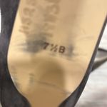 Talbots  grey suede and silvery toed babydoll heels size 7.5 Photo 6