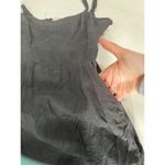 Urban Outfitters  Linen Blend Mini‎ Dress Sleeveless Black Casual S Photo 10