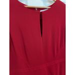 Diane Von Furstenberg  Raizel Fit & Flare Crepe Dress size 14 Red Office Photo 11
