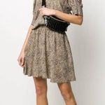 Zadig & Voltaire Russel Blouson Dress Leo Size Small Photo 4