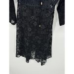 Despi Swim Cover Up Women MEDIUM Black V Photo 2