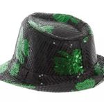 Rubies Costume LED Light Up Sequin St. Patrick’s Day Fedora Hat Green Size undefined Photo 1