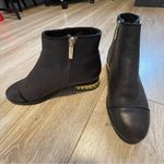 Karl Lagerfeld Brown Booties Photo 2