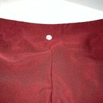 Bally Total Fitness Womens Leggings Size M Burgundy Maroon Wine Athletic Crop Photo 4
