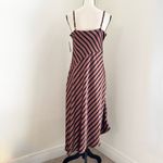 A New Day Minimalist Striped Slip Dress M Bias Cut Midi Quiet Luxury French NEW Photo 1