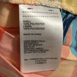 Laundry by Shelli Segal Tropical Leaf Print Cami Top Size M Pleated Hem Photo 3