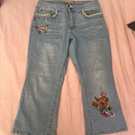 Apollo Jeans Light Blue Embroidered Flare Jeans Size undefined Photo 0