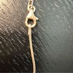 Vintage Sterling Silver Charoite Pendant w/24" Italian SS Snake Chain Purple Photo 5