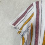 Madewell Women’s Blakley Stripe Sweater Knit Tee Top Pearl Ivory Multicolor 2X Photo 6