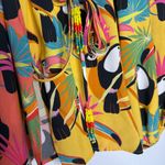 Farm Rio  for Anthropologie Tropical Toucan Blouse Size Small Photo 5