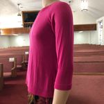 Citiknits 2 Piece Pink Black Floral Top and Skirt Photo 5