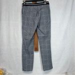 ZARA ‎ Gray & White Striped High Rise Cropped Pants Size S Photo 3