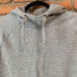 Champion Women's Hoodie High Neck Sweatshirt Light Gray Colorblock Size M Photo 1