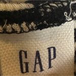 Gap  Ribbed Striped Navy Blue & White Long Sleeve Bodysuit Photo 4