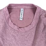 Athleta  Balance Pullover Pink Speckled Victorian Berry Sweatshirt Top Small Photo 2