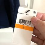 Room Service Floral Trim Button Pajama Top in Navy Blue Photo 5