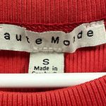 Haute Monde  Red Ribbed Sleeveless Side Slit Midi Bodycon Tank Dress Womens Small Photo 9