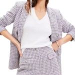 Loft high-waisted purple shorts Photo 0