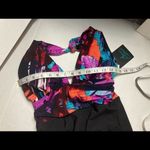 Aqua Green , Swimwear, Multi-Color, Size S Neck tie‎ Photo 3