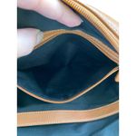 Tignanello Genuine Camel Soft Leather Handbag Crossbody Shoulder Pockets Purse Brown Photo 11