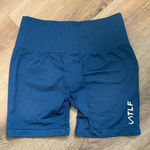 TLF Cosmic seamless scrunch butt shorts Blue Size M Photo 0