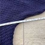 Lee  Dark Purple Scoop Neck Knit Sweater Size S Photo 6