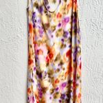 $465 Momoni Sleeveless 100% Silk Printed Destin Midi Dress Multicolor FR 40/US 8 Photo 3