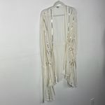 Source Unknown Cover kimono wrap sequined off white Photo 4