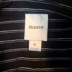 Maeve Anthropologie  Easy Sleeveless Shirt Jumpsuit Sz M Slimming Relaxed Photo 6