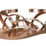 Joie  a la Plage Oda Rose Gold Criss Cross Plage Sandal 39.5 8.5 Photo 10