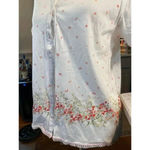 Liz Claiborne  pajama set white and pink floral size small Photo 5