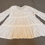 Melissa Paige White Flowy Blouse Photo 0