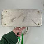 Anne Klein  Silver Shoulder Bag with Crossbody Strap Photo 8