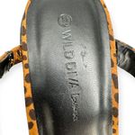 Wild Diva  | NWOT | Sz 9 | Animal Print Open Toe Chunky Heel Strappy Dress Pump Photo 2