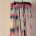 Handmade North River Outfitters Tie Dye Drawstring Pants size large Pink Photo 1