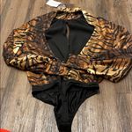 LPA Amira Bodysuit in Tiger Stripe Photo 4