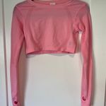 P’tula pink cropped exercise top Photo 0