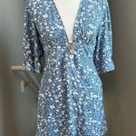 Princess Polly  Blue Floral Orta Mini Dress Size US 4 NEW Photo 1