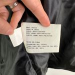 Harvé Benard Harve Benard Single Button Long Leather‎ Blazer Coat Black Size L Photo 4