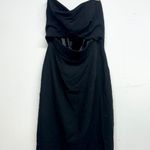 Anthropologie  Black Halo Eve Strapless Cutout Mini Dress 10 Photo 0