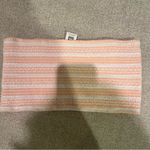 PacSun light pink and white ribbed bandeau cropped tube top size small Photo 2