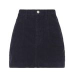 RE/DONE 70s Pocket Mini Corduroy Mini Skirt Blue Womens 28 / Medium Photo 10