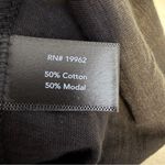 Boston Proper  black sleeveless surplice faux wrap top cotton modal size XS NWT Photo 6