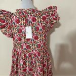 Caroline Constas NY Pink floral Strawberry mini shift swing dress NEW Medium Photo 5