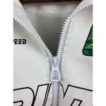 Women’s Mepintang White Leather Sports Jacket Size L Size L Photo 10