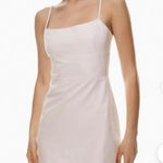 Sunday Best Women’s M Quaint Linen & Organic Cotton Mini Dress Light Pink Summer Size M Photo 0