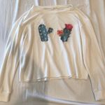 Phil Love white cropped cactus top Photo 0