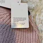 Lululemon Close Fit Wool-Blend Ribbed Knit Beanie Meadowsweet Pink L/XL NWT Photo 5