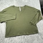 Babaton Aritzia The Group Oversized Boxy Waffle Knit Sweater Large Relaxed Sport Photo 0